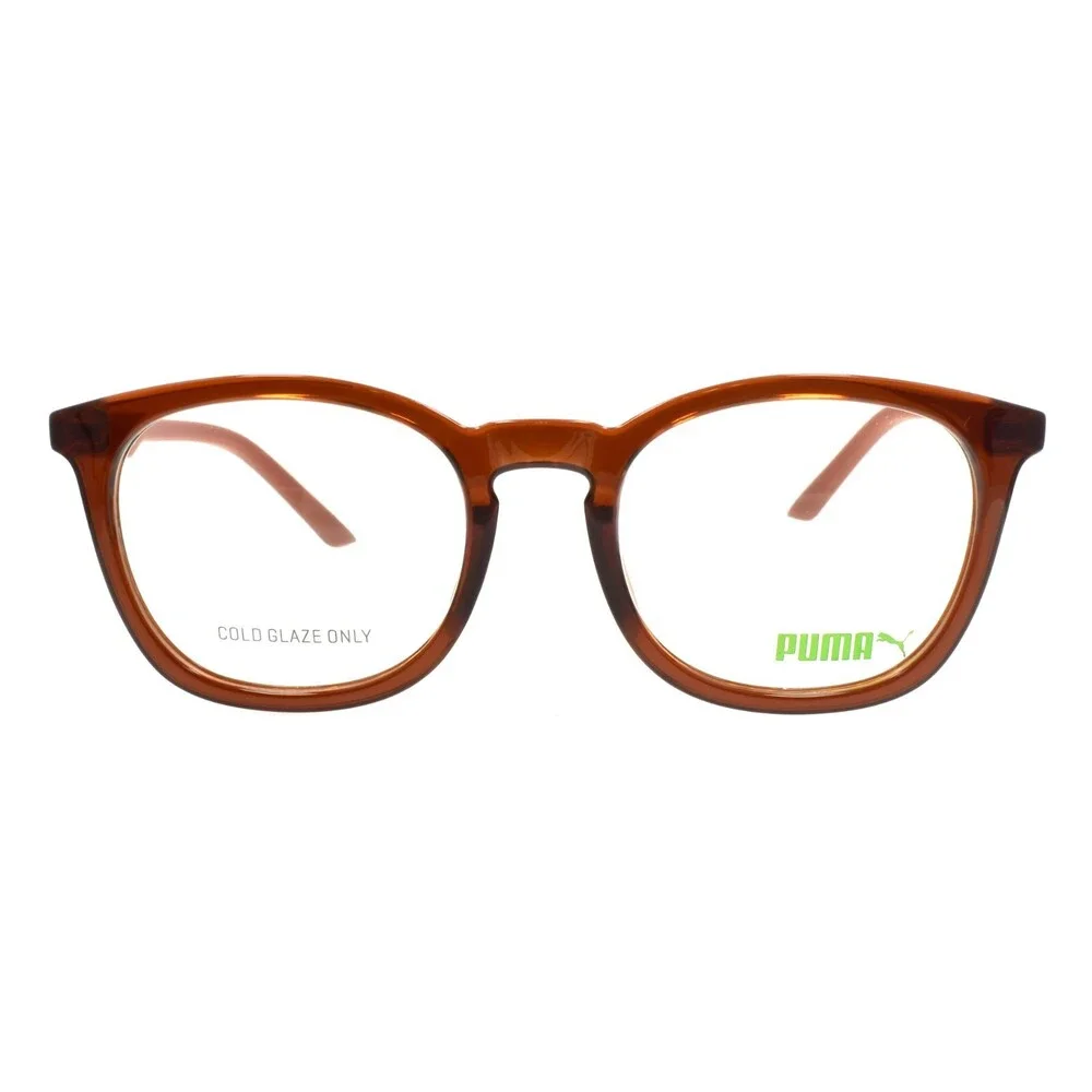 PUMA PU0389O 004 Eyeglasses Frames 52-20-140 Brown